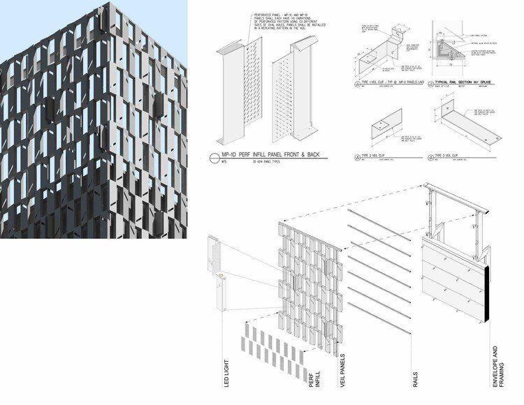 façade detail drawings 