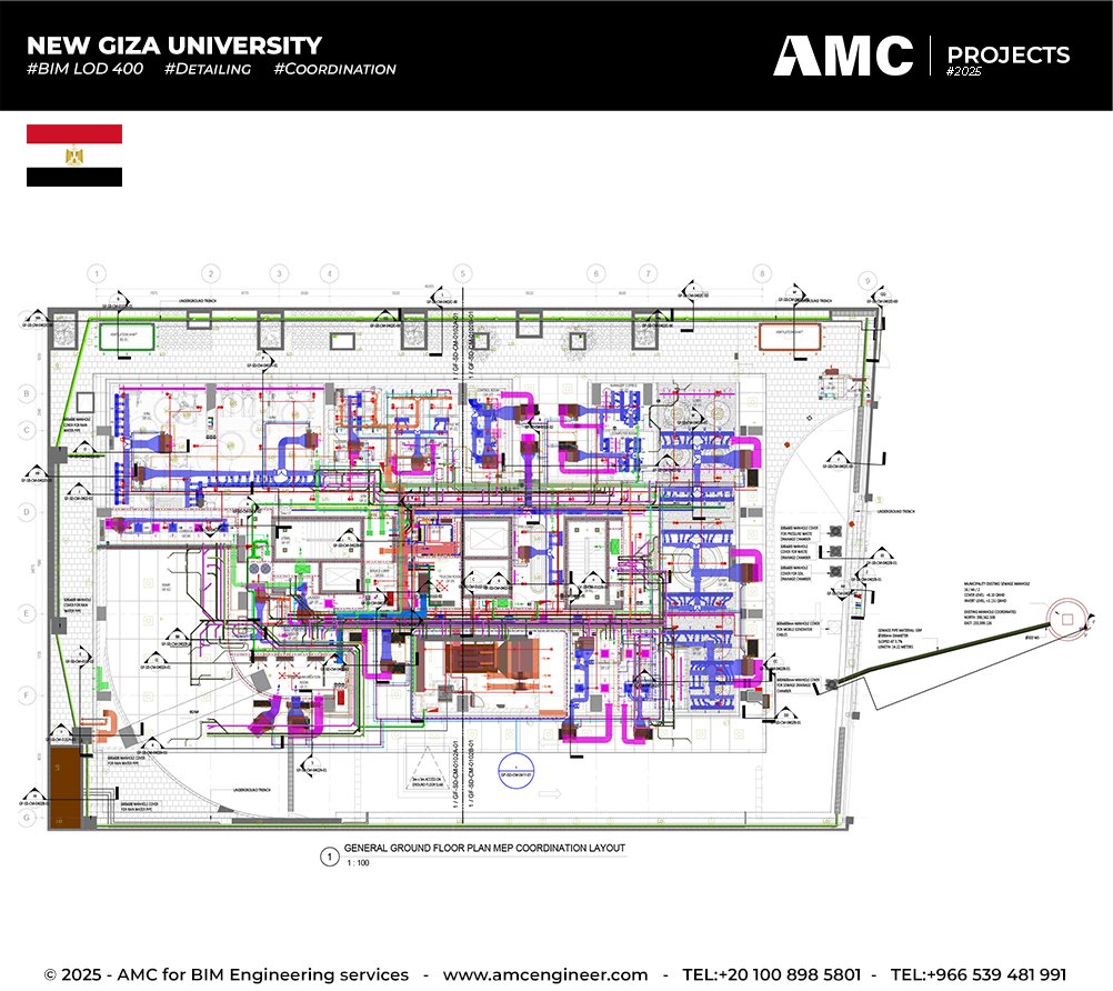 MEP plans construction 