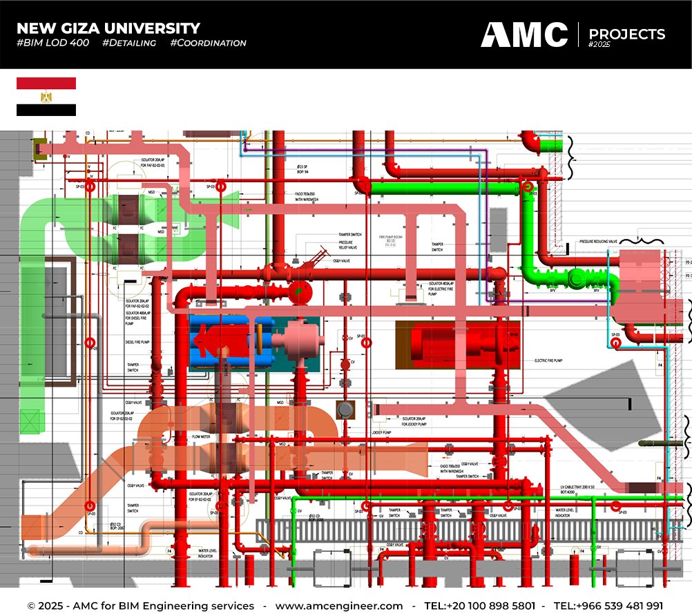 MEP plans construction 