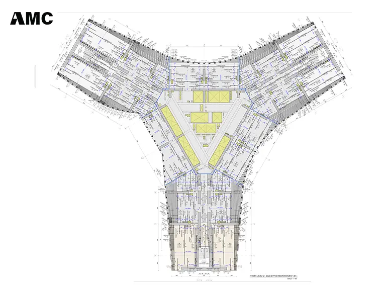 Rebar detailing in construction