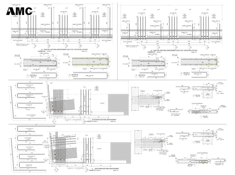 Rebar detailing in construction