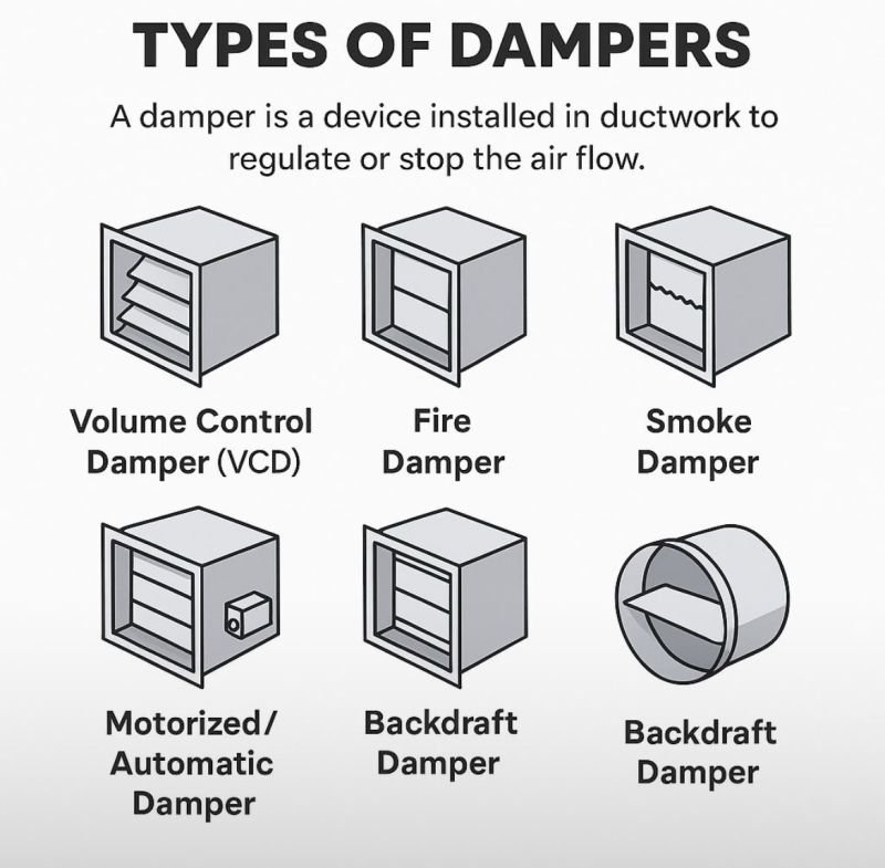 HVAC fire Dampers